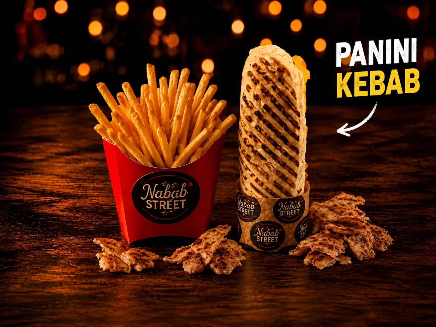 Panini Kebab + Frites