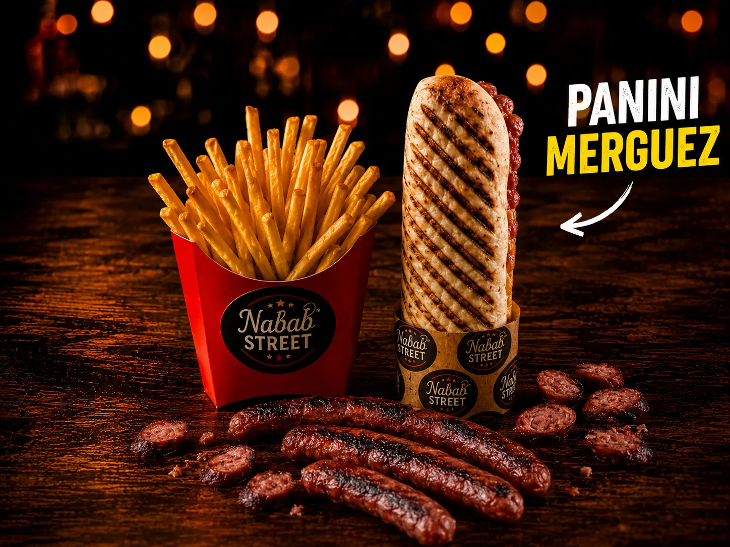 Panini Merguez + Frites