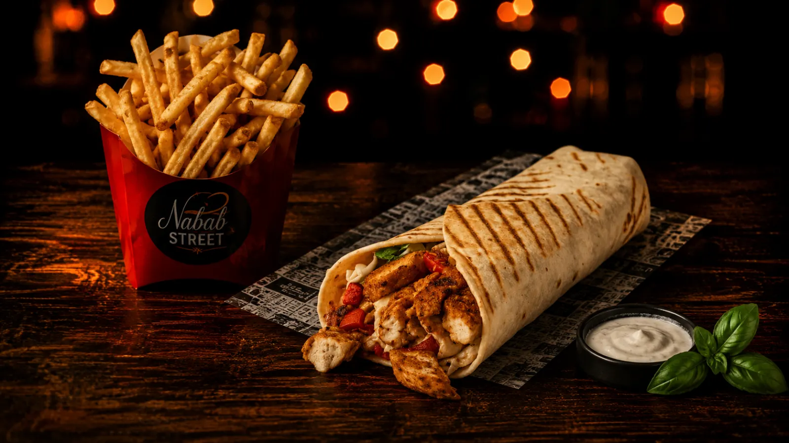 Pita Poulet + Frites