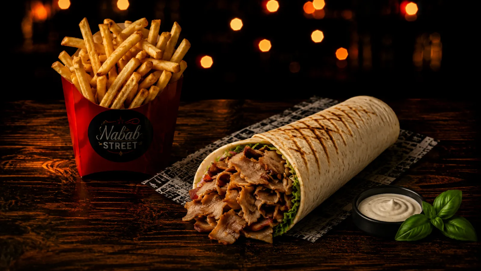 Pita Kebab + Frites