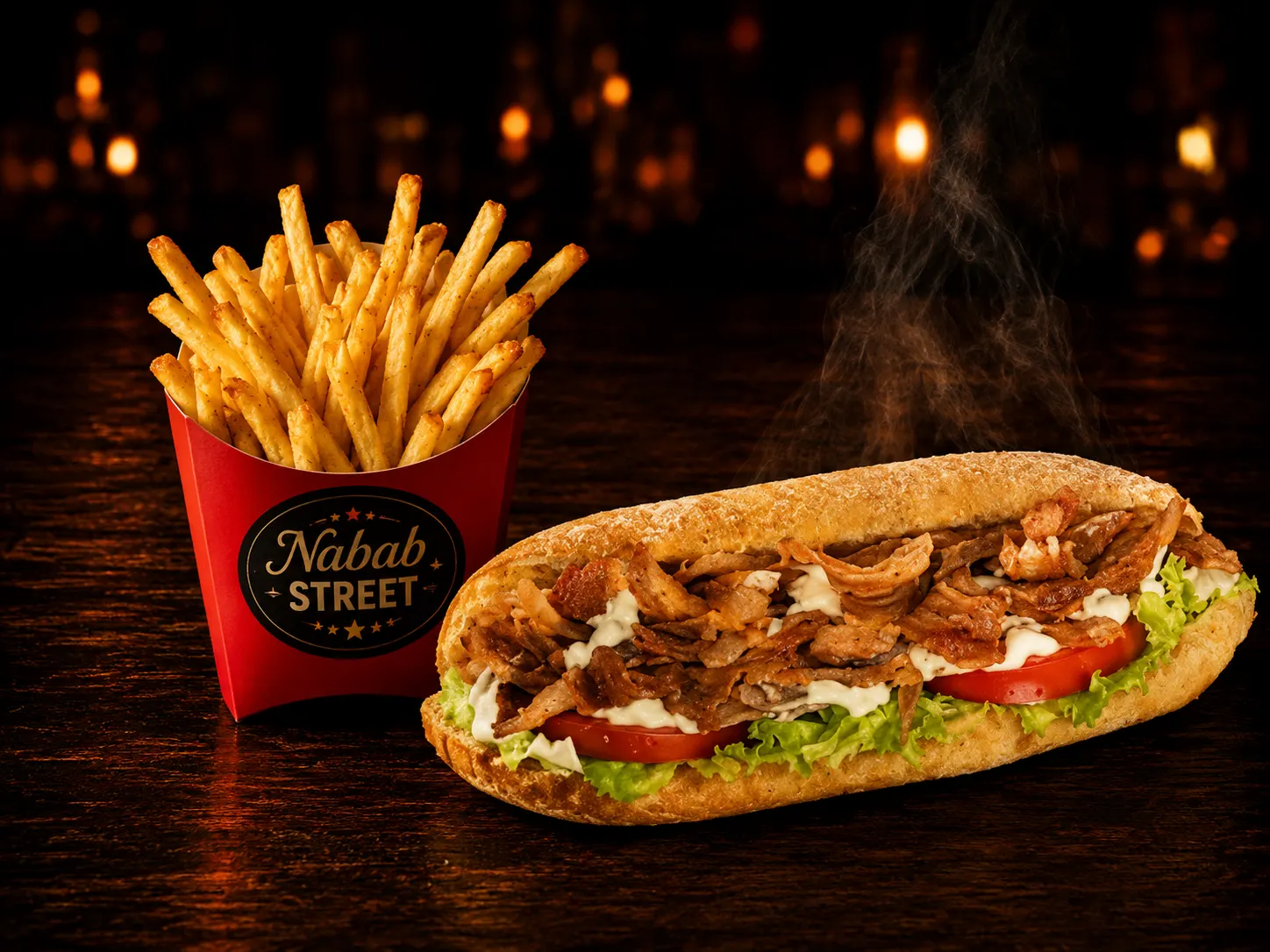 Sandwich Kebab + Frites